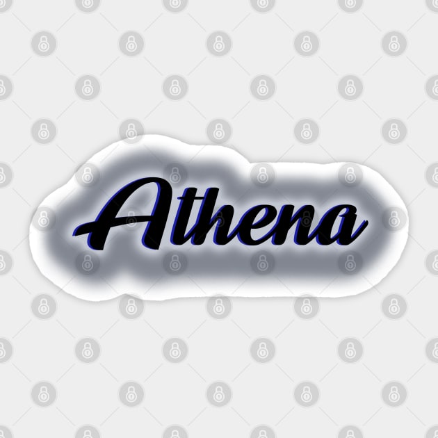 Athena Sticker by Glimpse of Gold